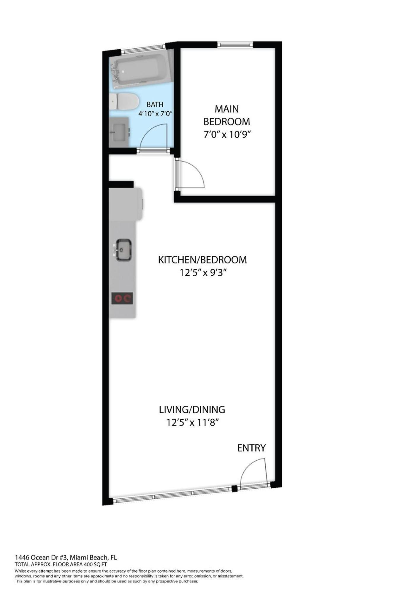 Beachy 1 B/R, W/2 Queen Beds, On Ocean Drive Beach Miami Beach Bagian luar foto