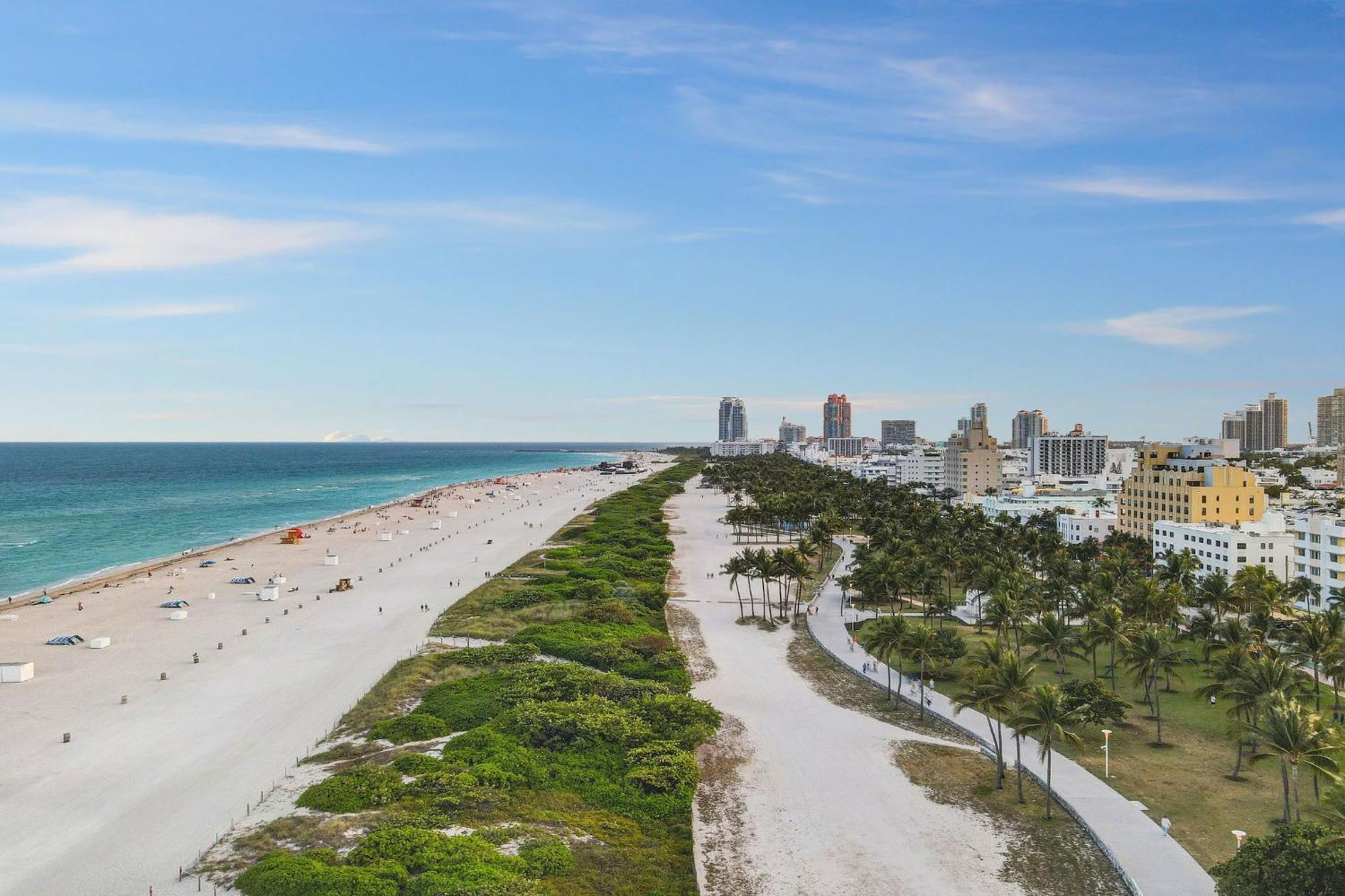 Beachy 1 B/R, W/2 Queen Beds, On Ocean Drive Beach Miami Beach Bagian luar foto